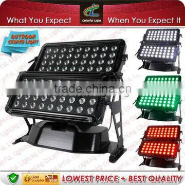 Outdoor IP65 Waterproof High Power 72pcs x 10W RGBW 4-in-1 led new wall washer led city color lights