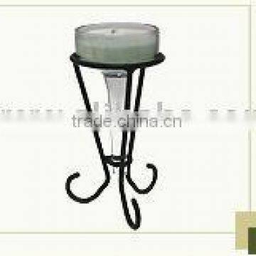 Glass Candle Holders on Stand