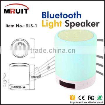 New product Wireless Smart Flashing LED Bluetooth Lighted Speaker for mobile phone                        
                                                Quality Choice