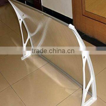 5mm Hollow PC Door awning/D80xW100cm/ Polycarbonate door canopy/PC window awning/plastic door awning/front door canopy