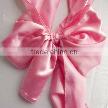 Satin chair sash, chair ties, wraps for wedding banquet hotel