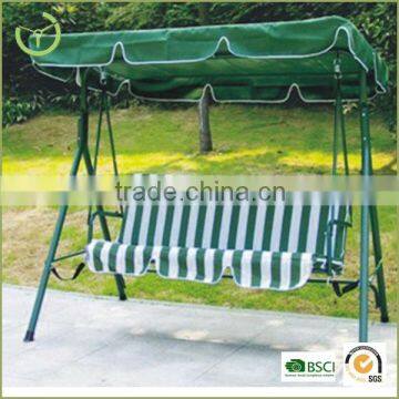 Garden swing canopy hardware garden furniture 3 seater swing set