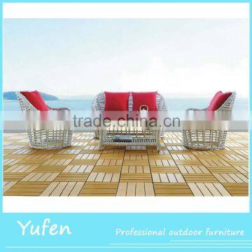 Outdoor rattan garden sofa retro furniture