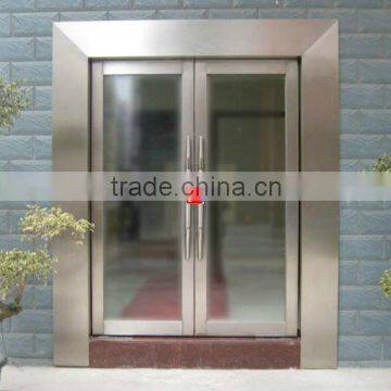 TENA (Model: TN-KT-BXF02B) stainless steel framed fireproof glass doors