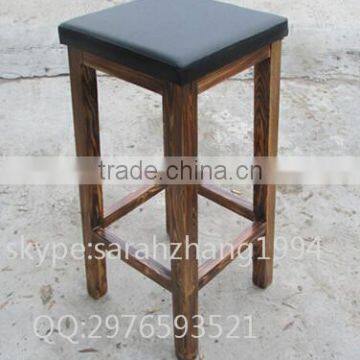 2015 Modern high style chair wooden bar chair solid wood bar stool bar furniture