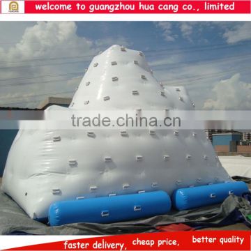 Hot sale inflatable floating iceberg, giant inflatable water iceberg, inflatable water rock iceberg climbing wall