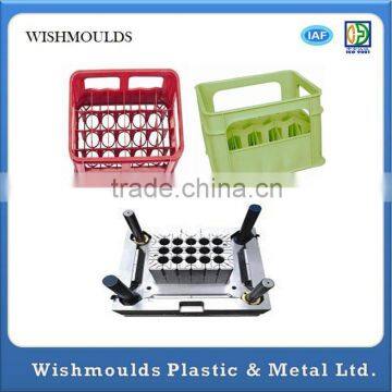 plastic injection 24 bottles beer crate mould