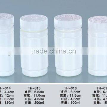 Factory High Quality Pure White 100ML Plastic Bottle HDPE