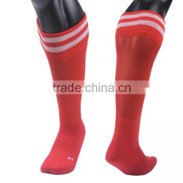 custom kid red hot sell nylon mid calf socks