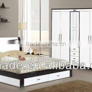 Modern style classic white bedroom set 300869