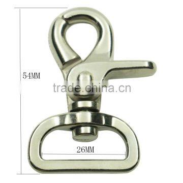 High Quality Eco-friendly 25mm Zinc Alloy Metal d Ring Snap Hook for Bag Belt photo-2