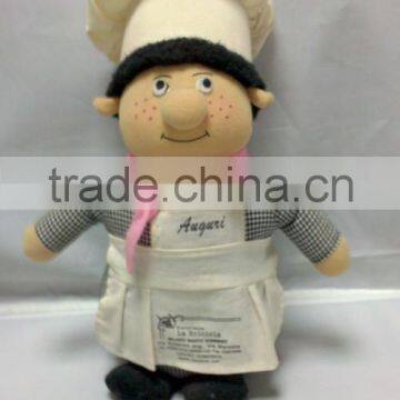 Handsome Stuffed Chef Plush Doll