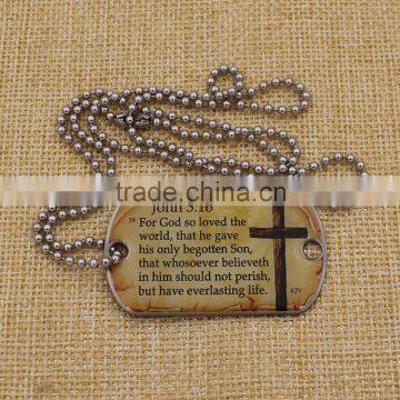 Custom Printing Aluminum Military Dog Tag With Chain photo-4