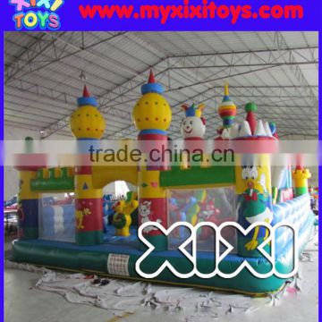 Large inflatable fun land playground for children