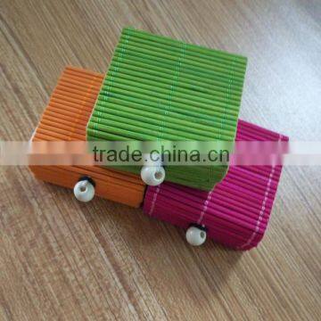 bamboo material custom box jewellery box for sale