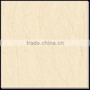 Beige color polished porcelain tile with high qulity 60x60 80x80