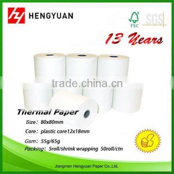 China 13 years manufacturer Thermal cash register printing paper