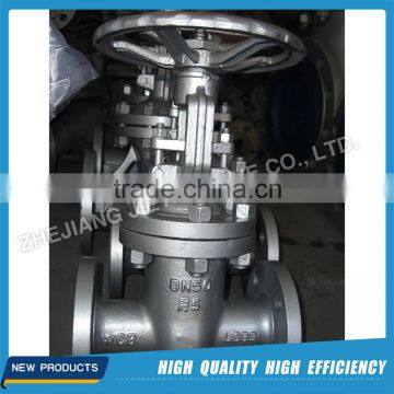 DN50 DIN PN25 manual gflange gate valve with carbon steel