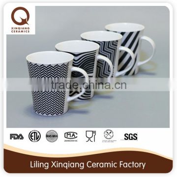 Factory Prices ceramic porcelain mug with silicone lid