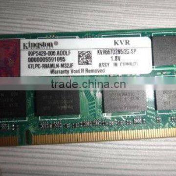 laptop memory KVR667D2N5/2G-SP