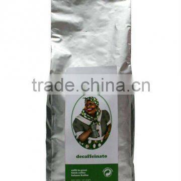 100% Arabica Decaffeinated Coffee in Bean