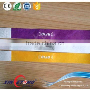 125KHZ Dupont paper RFID wristband ISO 11784/11785 Hitag 1 bracelet with 2k memory