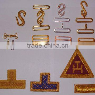 Masonic Regalia Metallic Items