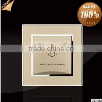 2015 New hot BS standard Hotel design room power switch with card wall switch