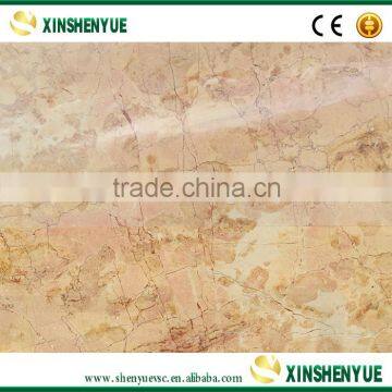 Hotel Decoration Golden Rose Marble Slab