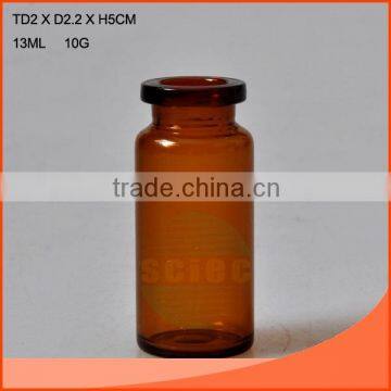 13ml brown glass reagent bottle for laboratory