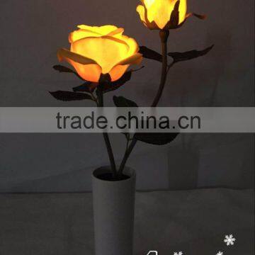 table centerpieces home art decoration wholesale artificial led rose wedding flowers