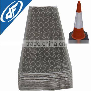 micro prisma reflective film traffic cone sleeves road traffic signs