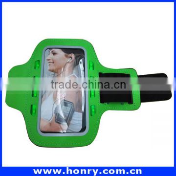 Led armband for running cell phone sport armband , exercise arm case for iphone