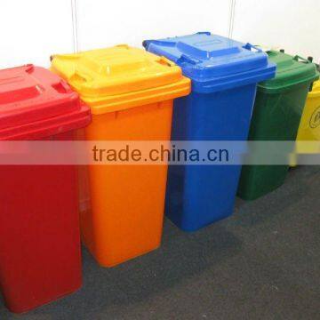 RT-120A outdoor standing plastic garbage bin/waste bin/dust bin with wheels