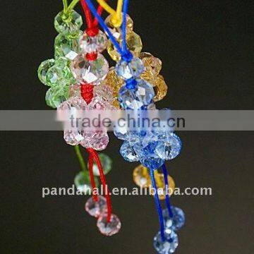 Mobile Accessories, with Glass Beads and Nylon Thread, Multicolor, Mobile Accessories: about 100mm(HJEW-JM00021)