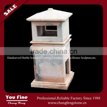 Outdoor stone lantern