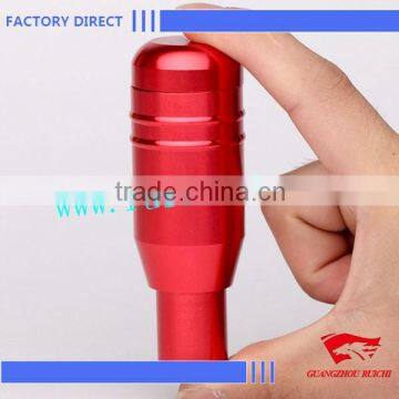 Universal High Quality Red Anodized Billet Aluminum Automotive MT Manual Transmission Gear Shift Knob Race Shifter Stick Cover