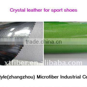 Crystal leather for shoes