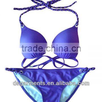 weave strings purple brazilian bikini cut swimwearbottoms for womens,ladies