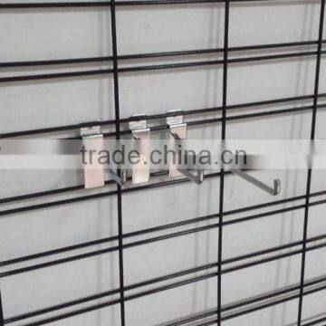 2015 Hot Sale Multifunctional Black Wire Mesh Slat Grid Display Panels photo-3