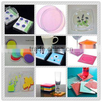 Various acrylic coaster display stand