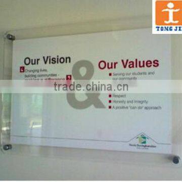 acylic panel printing wall sign UV Invisible Ink Printing