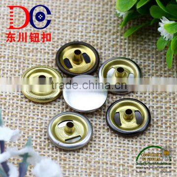 New Fashion Metallic Colors Durable in Nickle Free Ring Snap Button For Coats