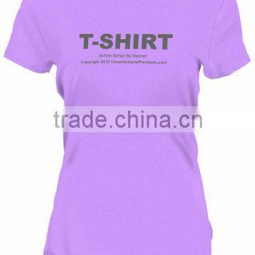 ladies purple t-shirts