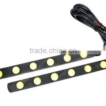 2pcs Flexible COB Daytime Running Light 12V 24V Fog Light DRL 6 LED Waterproof photo-2
