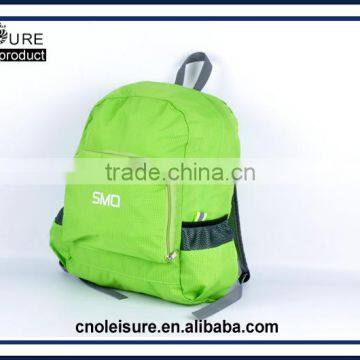 2016 Latest Arrival Design Promational Foldable Backpack Cheap Fold Bag Fold up Backpack Sport Hiking Camping College School Bag photo-2