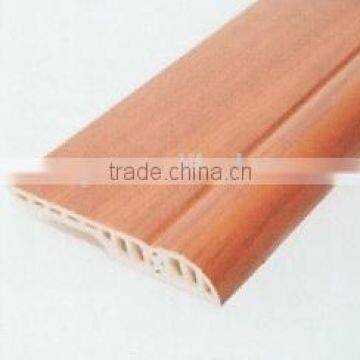 Wood grain PVC wall skirting