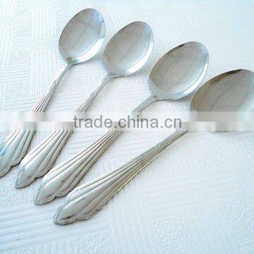 Cheap stainless steel table spoon metal