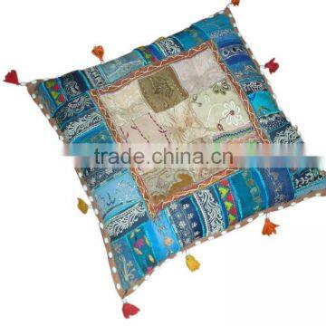 RTHPF-2 beautiful embroidered khambadia work floor cushion and ottomans Stylish Home Furnishing Ottomans