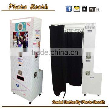 Hot ! Stock Sale Instant Photo booth Touch Screen Kiosk with Wifi Bluetooth